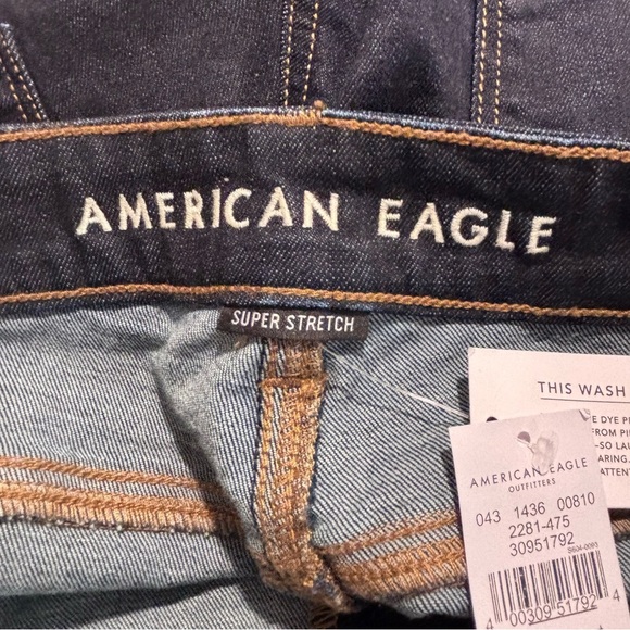 AMERICAN EAGLE SZ 12S Wide Leg Dark Wash Jean Trouser NEW WITH TAG - Picture 9 of 16